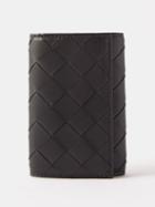 Bottega Veneta - Intrecciato-leather Keyring Pouch - Mens - Green
