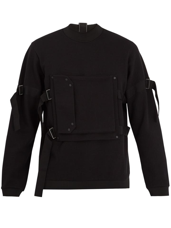Oamc Tactical Mockneck Detachable-pocket Sweatshirt