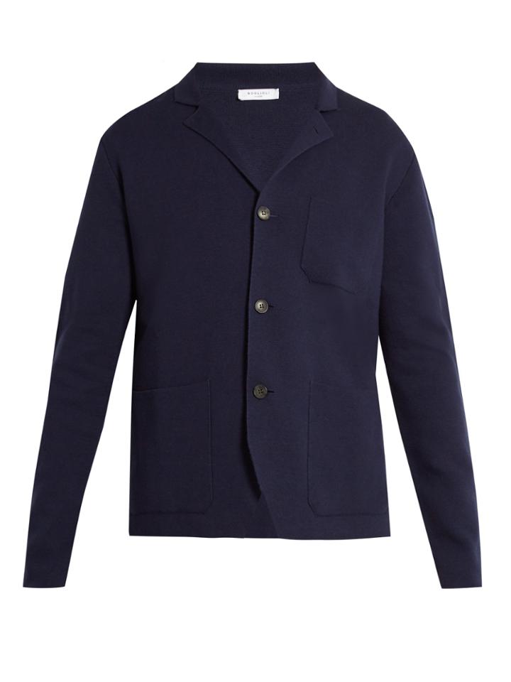 Boglioli Single-breasted Cotton-blend Jacket