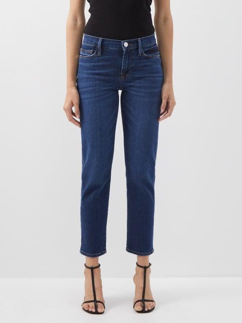 Frame - Le Nouveau Straight-leg Jeans - Womens - Dark Blue