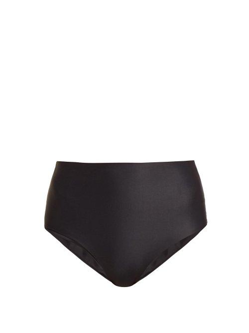Matchesfashion.com Jade Swim - Bound High Rise Bikini Bottoms - Womens - Black