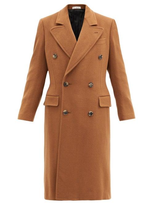 Matchesfashion.com Umit Benan B+ - Oversized Double-breasted Cashmere Coat - Womens - Brown