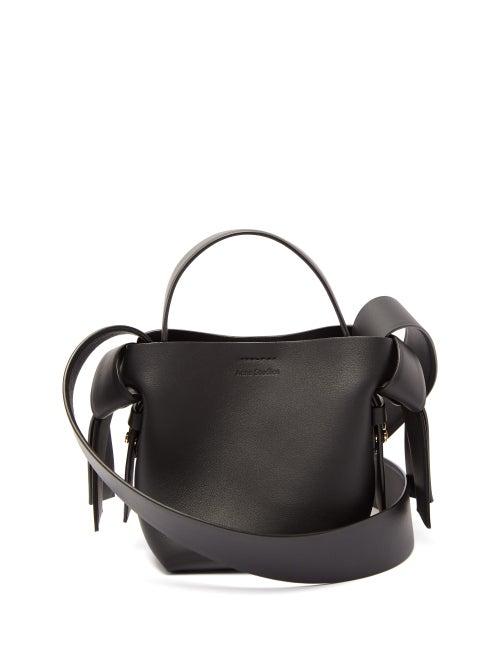 Matchesfashion.com Acne Studios - Musubi Micro Leather Cross Body Bag - Womens - Black