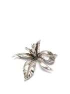 Matchesfashion.com Saint Laurent - Orchid Brooch - Mens - Silver