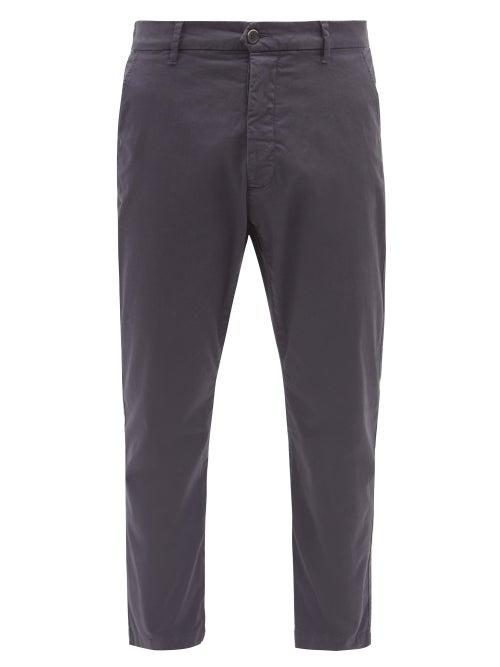Barena Venezia - Rostro Cotton-blend Straight-leg Trousers - Mens - Navy