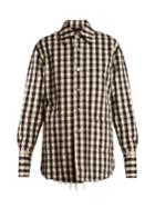 Helmut Lang Quilted Gingham Cotton-flannel Jacket