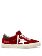 Matchesfashion.com Golden Goose Deluxe Brand - May Velvet Low Top Trainers - Womens - Red