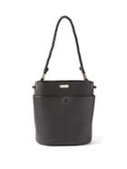 Chlo - Key Twisted-strap Leather Bucket Bag - Womens - Black