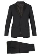 Lanvin Satin-lapel Wool And Mohair-blend Tuxedo