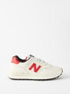 New Balance - 574 Legacy Leather Trainers - Mens - White Red
