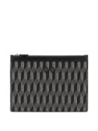 Au Depart - Reflective Jacquard-canvas Pouch - Mens - Black Multi