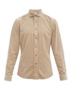 Matchesfashion.com Brunello Cucinelli - Cotton-corduroy Shirt - Mens - Brown