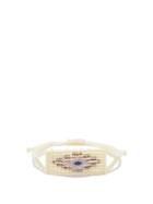 Diane Kordas - Evil Eye Diamond, Sapphire & Woven-cord Bracelet - Womens - Cream Multi