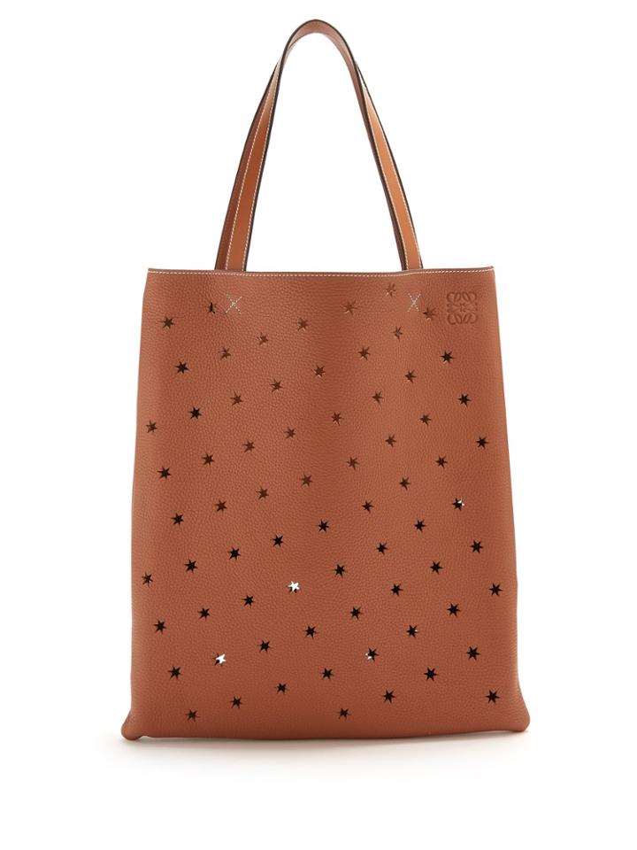 Loewe Star Leather Tote