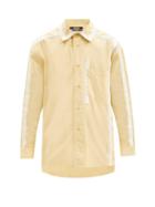 Matchesfashion.com Jacquemus - Grosgrain-taped Cotton-ripstop Shirt - Mens - Yellow