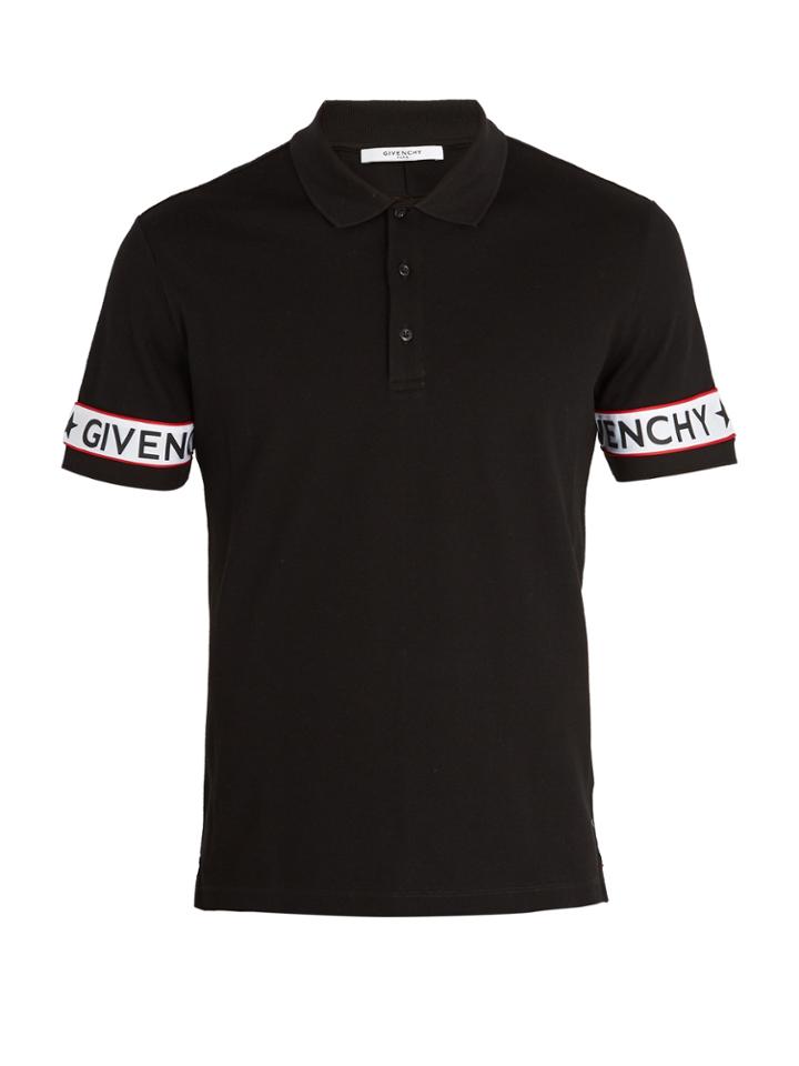 Givenchy Cuban-fit Logo-print Cotton Polo Shirt