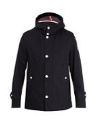 Moncler Gamme Bleu Hooded Cotton-canvas Raincoat
