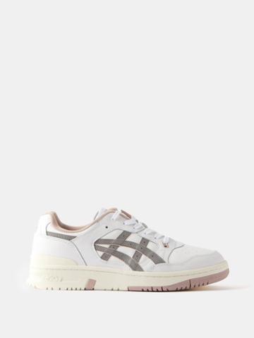Asics - Ex-89 Faux-leather Trainers - Mens - White Grey