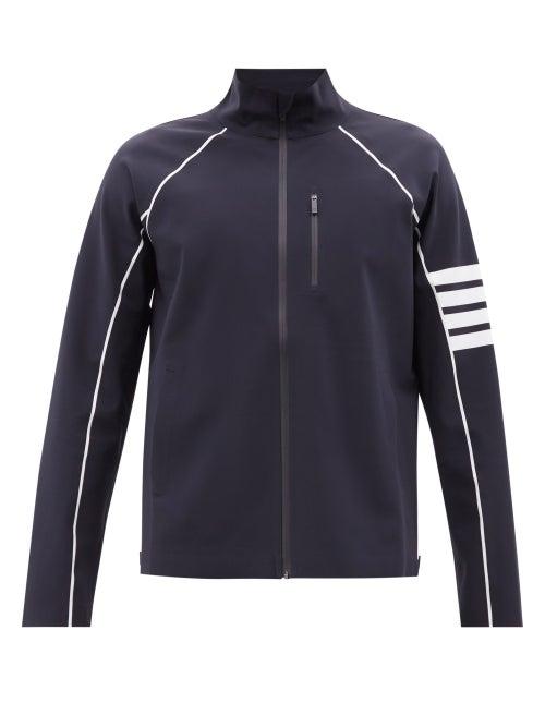 Thom Browne - Tokio Jersey Jacket - Mens - Navy