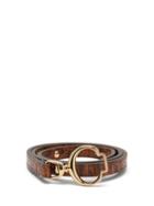 Matchesfashion.com Chlo - C-buckle Leather Belt - Womens - Brown