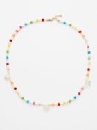 Roxanne First - Disco Agate, Pearl & 14kt Gold Necklace - Womens - Multi