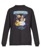 Matchesfashion.com Balenciaga - Speedhunters Cotton Long Sleeve T Shirt - Mens - Black
