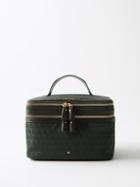 Anya Hindmarch - Monogram-jacquard Vanity Kit - Womens - Dark Green