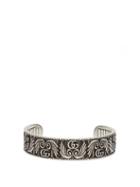 Matchesfashion.com Gucci - Gg Marmont Flower Sterling-silver Bracelet - Mens - Silver