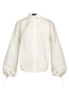 Joseph Sini Drawstring-back Cotton-sateen Shirt