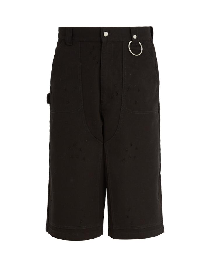 Givenchy Wide-leg Denim Shorts