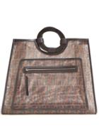 Matchesfashion.com Fendi - Runaway Ff Print Mesh Tote Bag - Womens - Brown Multi
