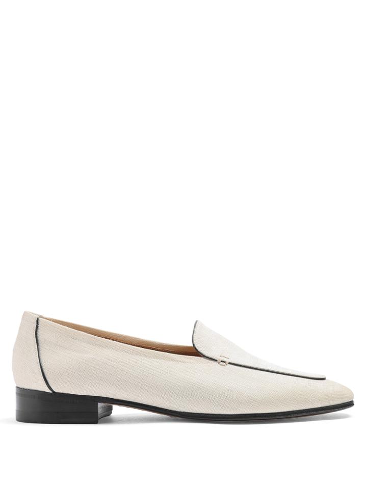 The Row Adam Raffia Loafers