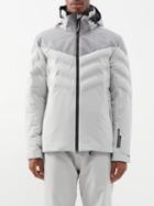 Capranea - Eiger Hooded Wool-panel Softshell Ski Jacket - Mens - Grey