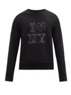 Mens Rtw Takahiromiyashita Thesoloist. - I Love Ny-print Cotton-jersey Sweatshirt - Mens - Black