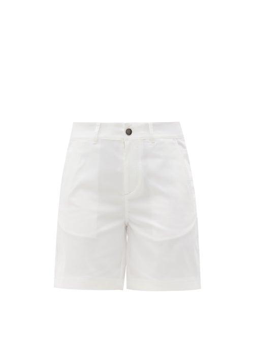Matchesfashion.com Bogner - Noalie Twill Golf Shorts - Womens - White