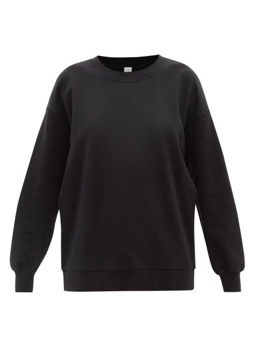 Lululemon - Perfectly Oversized Cotton-terry Sweatshirt - Womens - Black