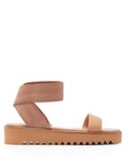 Matchesfashion.com Gianvito Rossi - Ankle Strap Flatform Sandals - Womens - Nude