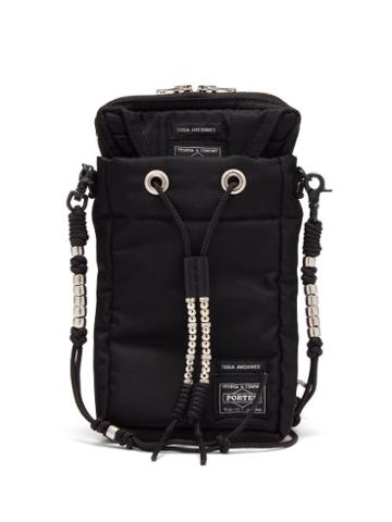 Matchesfashion.com Toga - X Porter Beaded Canvas Cross-body Bag - Womens - Black
