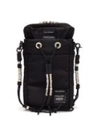 Matchesfashion.com Toga - X Porter Beaded Canvas Cross-body Bag - Womens - Black