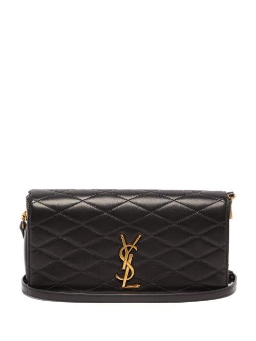 Saint Laurent - Kate 99 Quilted Leather Shoulder Bag - Womens - Black