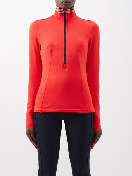 Goldbergh - Diane Half-zip Thermal Base-layer Top - Womens - Red