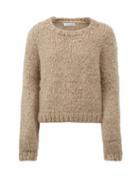 Matchesfashion.com Gabriela Hearst - Clarissa Lantern-sleeve Cashmere Sweater - Womens - Beige