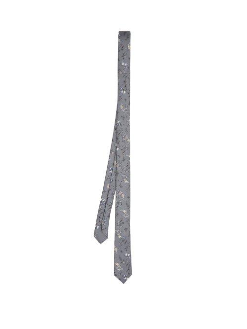 Matchesfashion.com Prada - Printed Silk Tie - Mens - Blue Multi