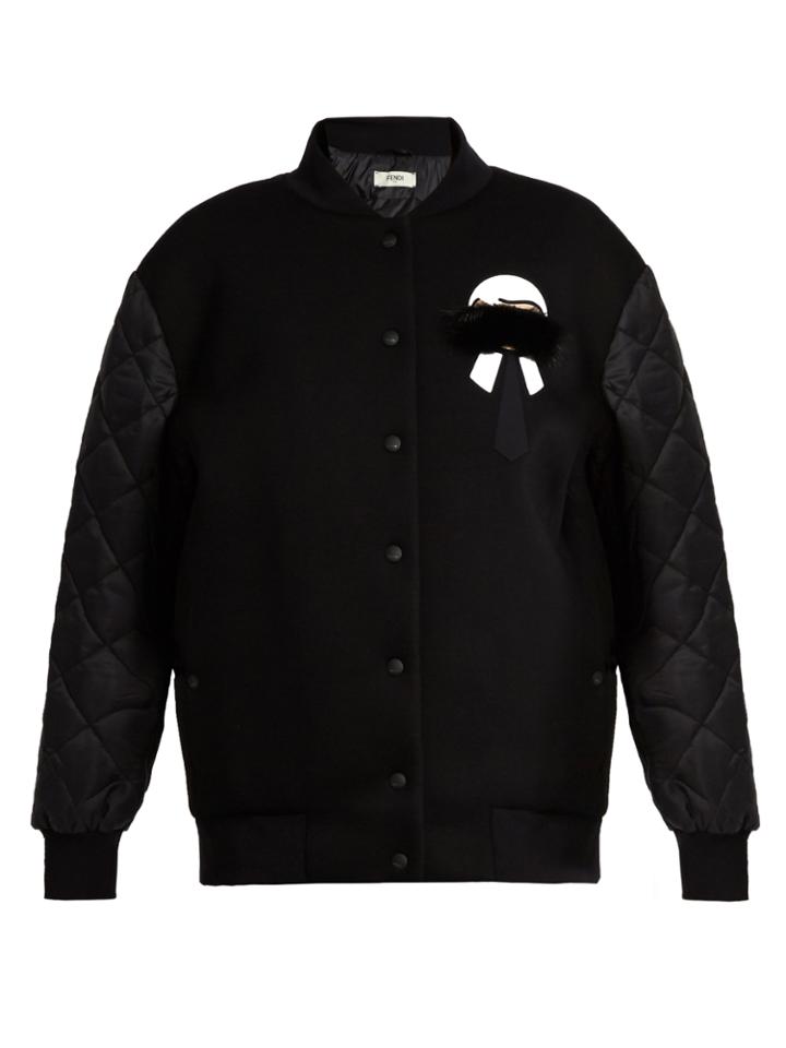 Fendi Karlito Down-filled Performance Bomber Jacket