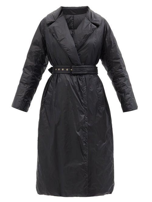 Ladies Rtw Moncler - Lauzee Padded-nylon Down Coat - Womens - Black