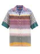 Matchesfashion.com Missoni - Zigzag-print Silk Shirt - Womens - Multi