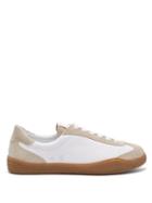 Matchesfashion.com Acne Studios - Lars Leather And Suede Trainers - Mens - White