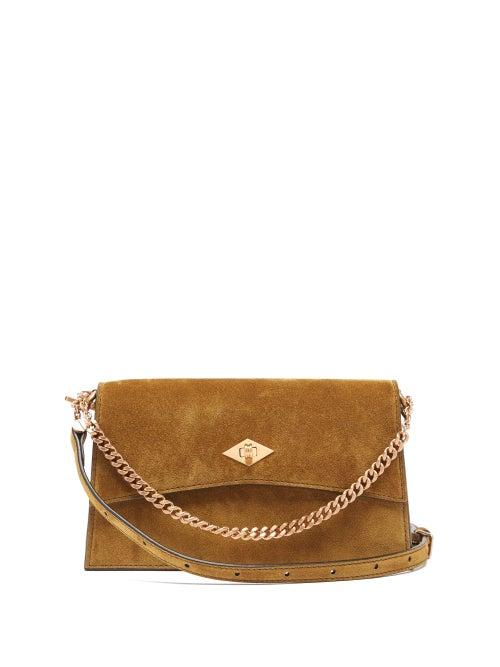 Matchesfashion.com Mtier - Roma Small Suede Shoulder Bag - Womens - Tan