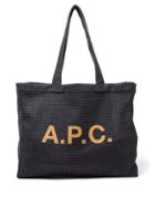 A.p.c. - Diane Wool-blend Tote Bag - Mens - Navy
