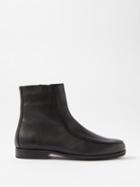Jacques Solovire - Pierrot Leather Boots - Mens - Black
